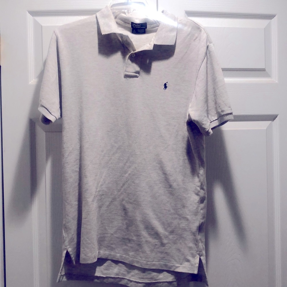 Boys Ralph Lauren Polo Boys size 20 (XL) Grey with navy polo